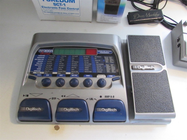 ASSORTED GUITAR FOOT PEDALS