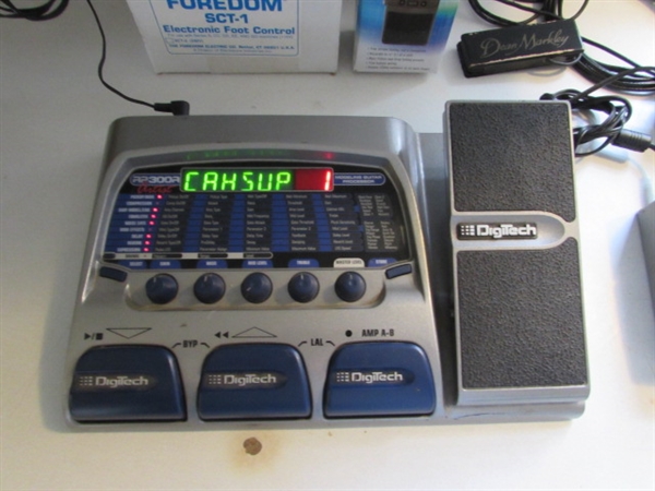 ASSORTED GUITAR FOOT PEDALS
