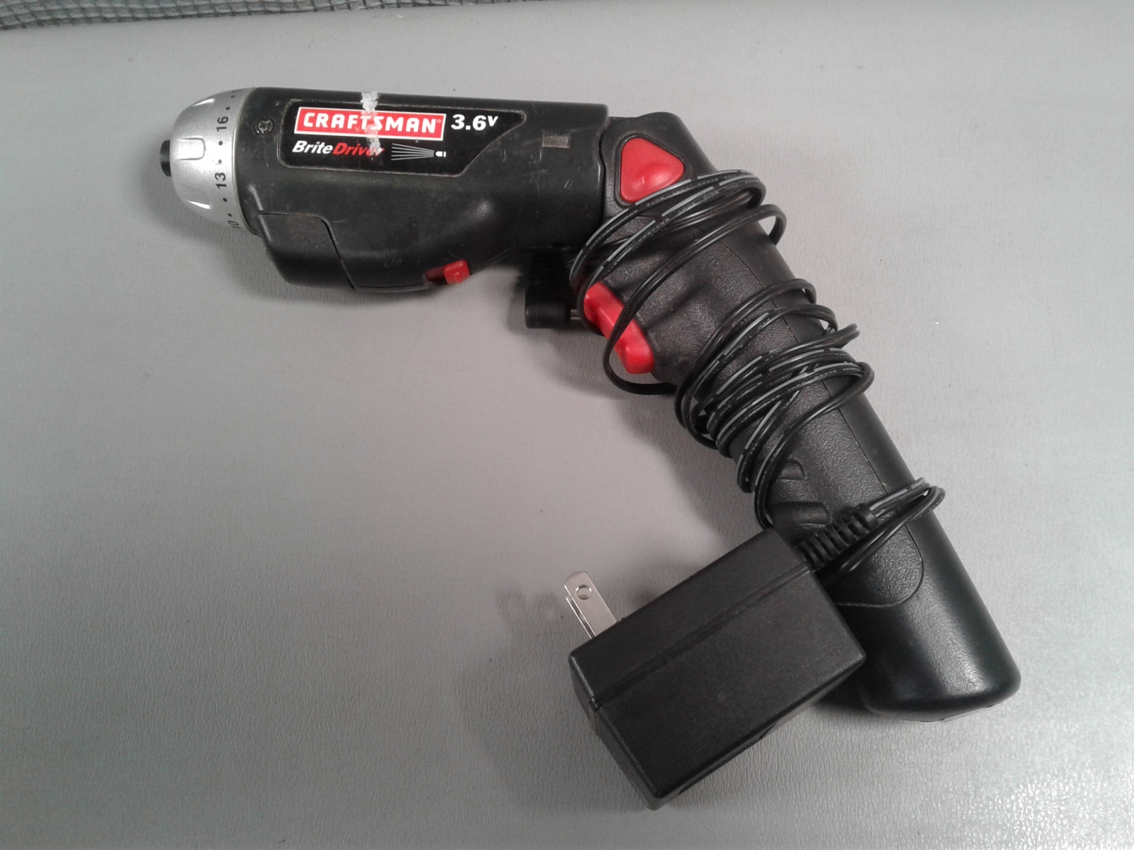 Lot Detail Ryobi Drill and Drill Bits, Craftsman Brite Driver
