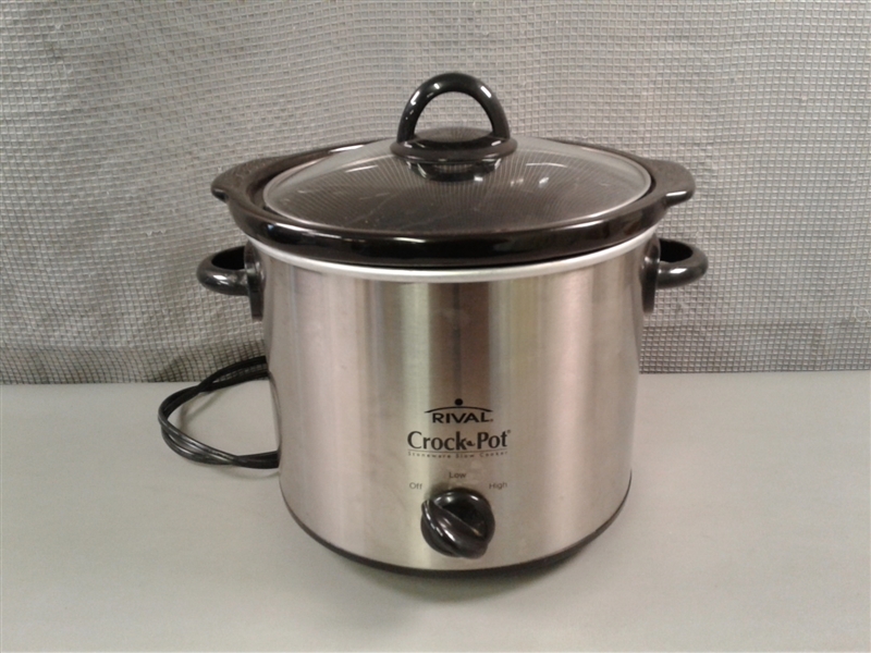 Rival Crock Pot Stoneware Slow Cooker 