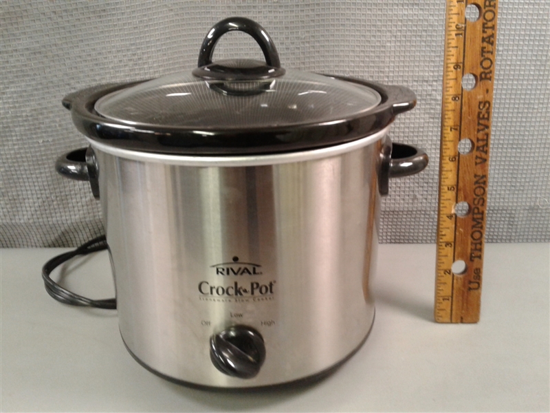 Rival Crock Pot Stoneware Slow Cooker 
