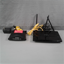 Speedstream 5100  Ethernet ADSL Modem & TP-Link Wireless Router