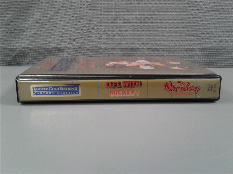 Walt Disney Home Video Limited Gold Edition II Cartoon Classics: Life With Mickey! VHS