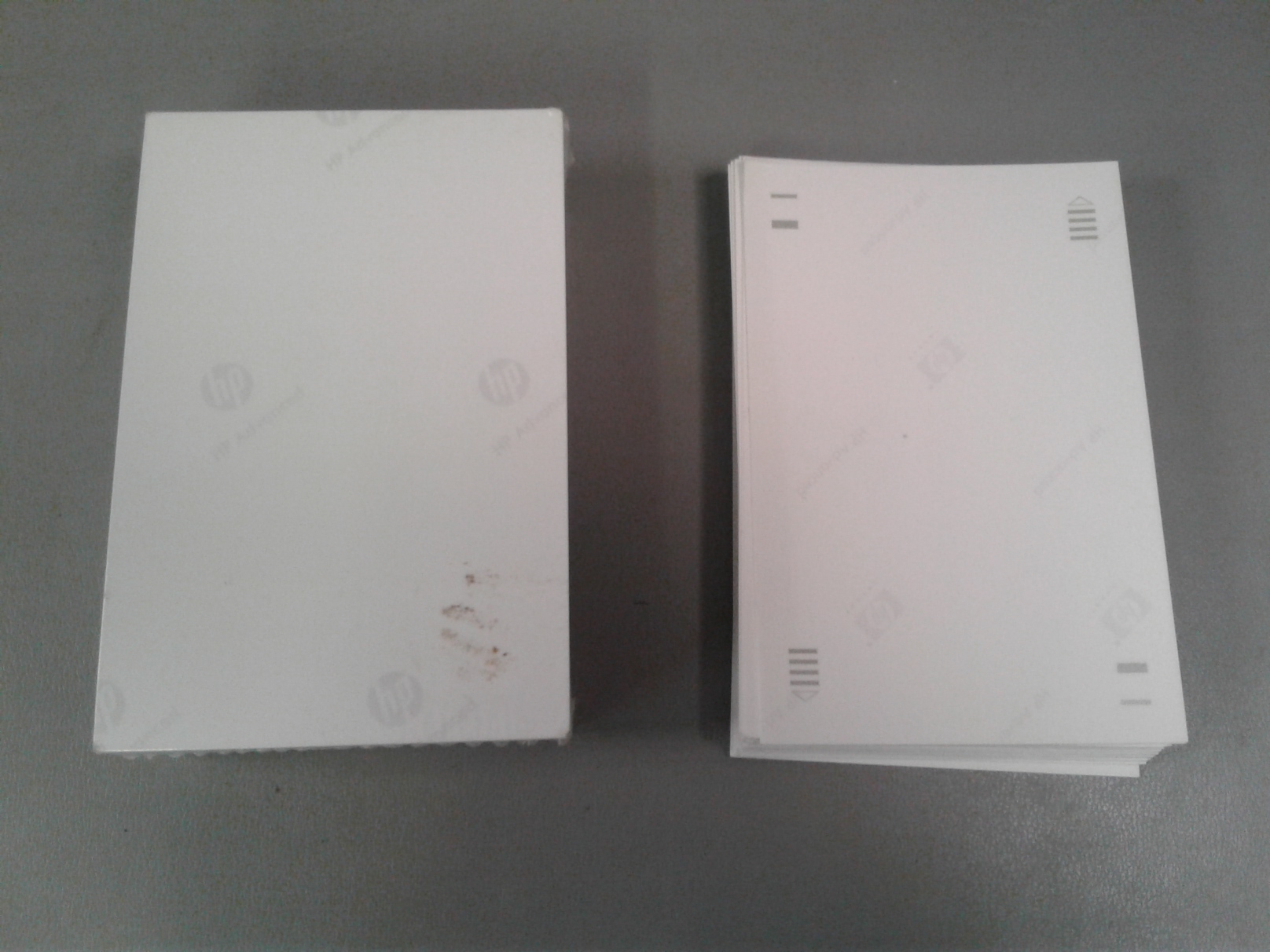 Lot detail hp photo paper 4x6 2 frames