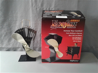 Airmax Ecofan Heat Powered Stove Fan