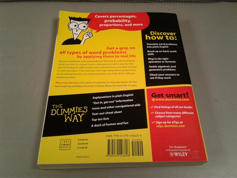 Math FOR DUMMIES Books