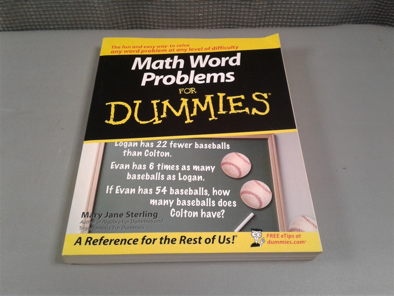 Math FOR DUMMIES Books