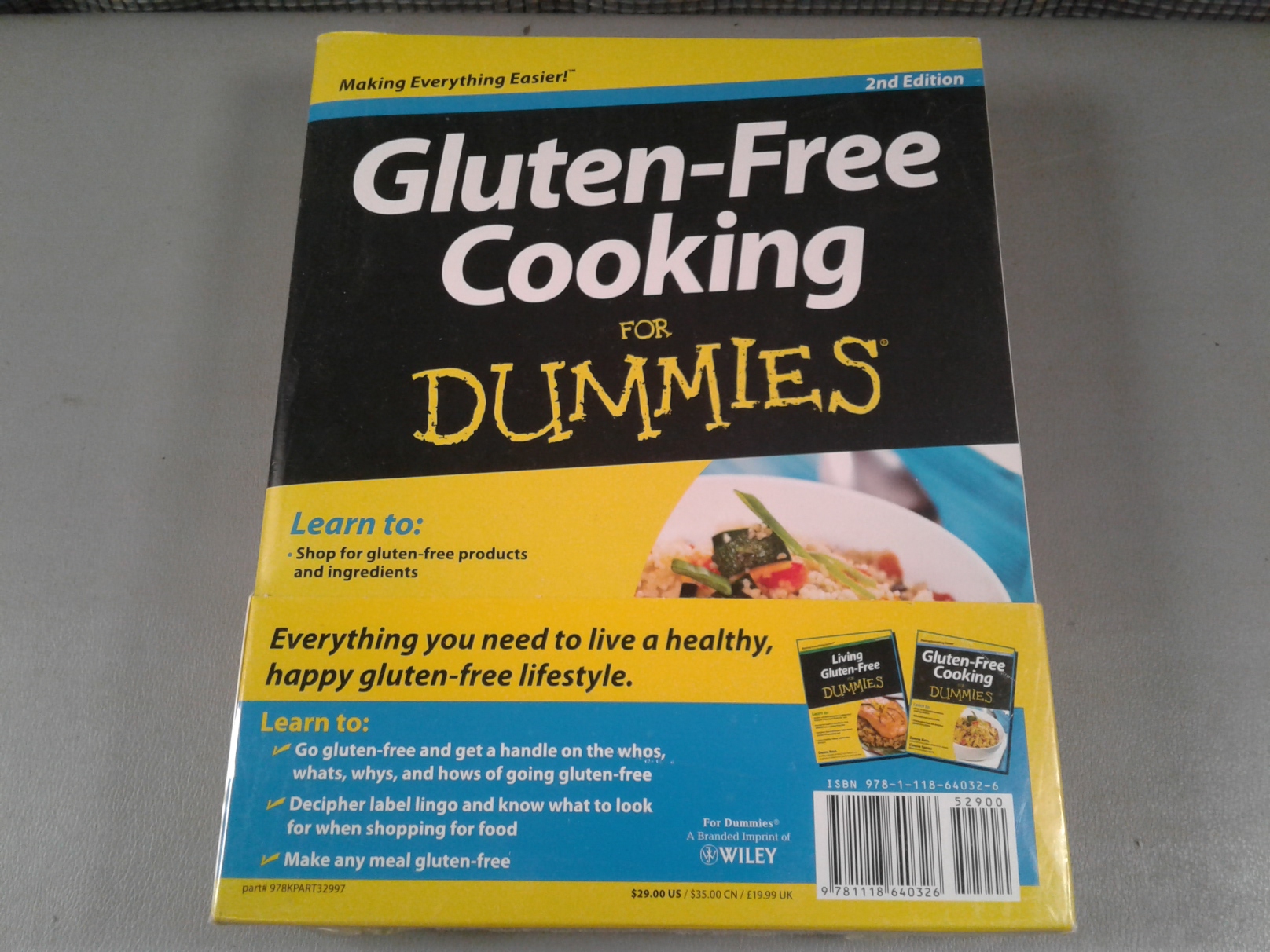 Lot Detail - NEW Gluten-Free Cooking FOR DUMMIES Books