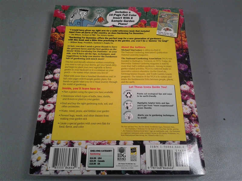 Gardening & Vegetable Gardening FOR DUMMIES Books