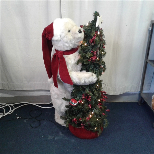 Large Standing Christmas Bear -Ditz Designs by The Hen House