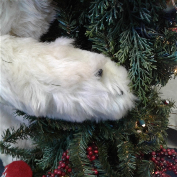 Large Standing Christmas Bear -Ditz Designs by The Hen House