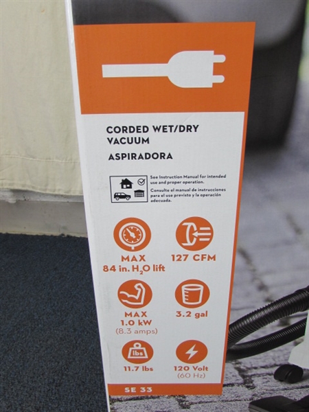 Stihl SE-33 Corded Wet/Dry Shop-Vac