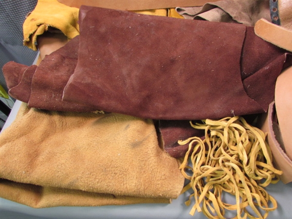 Large Lot of Leather