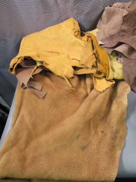 Large Lot of Leather
