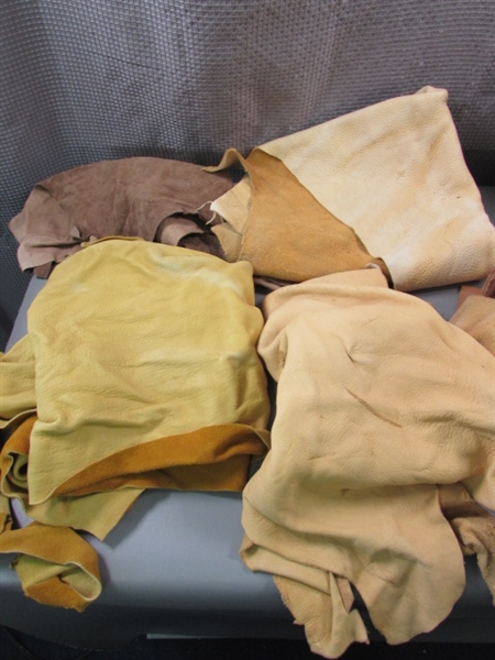 Large Lot of Leather