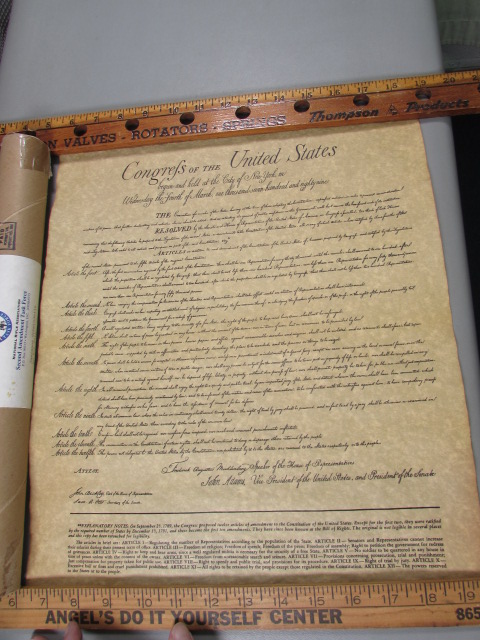 congress of the united states document