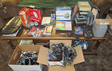 LARGE Lot of Computer Accessories and Parts.