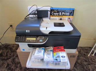 HP Officejet J4540 All-in-One Printer w/Ink & Paper