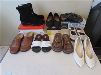 Womens Shoes Size 8-9 1/2- Birkenstocks, Earth Shoes, Okabashi, etc.