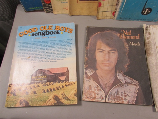 Lot of Vintage Song & Music Books