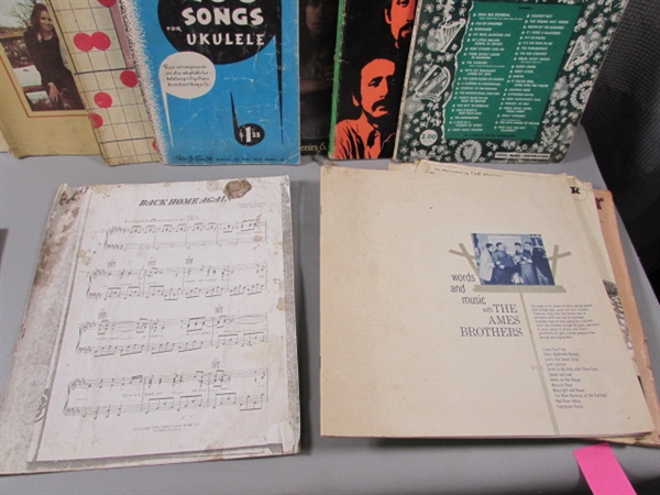 Lot of Vintage Song & Music Books