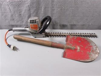 Vintage Black & Decker Hedge Trimmer and Mini Shovel