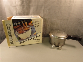 Contempra Electric Indoor Grill & Pressure Cooker