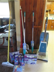 HOOVER UPRIGHT VACUUM CLEANER, SWIFFERS & MORE