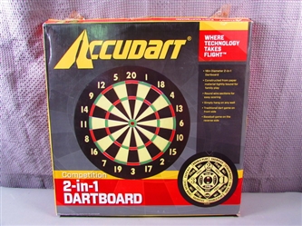 New-Competition 2-in-1 Dartboard by Accudart