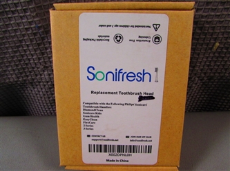 New-Sonifresh Replacement Toothbrush Heads 3 Pack