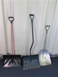 Scoop and Snow Shovels