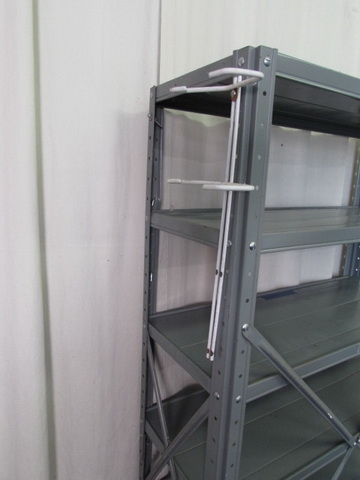 Lightweight Metal Shelf Unit w/7 Shelves