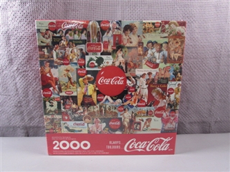 Factory Sealed 2000 Piece Coca Cola Jigsaw Puzzle