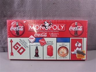 New- Coca Cola Collectors Edition Monopoly 1999
