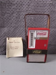 Vintage Coca-Cola Cooler Radio with Booklet