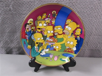 1992 "Three-Eyed Fish" Simpsons Collectors Plate