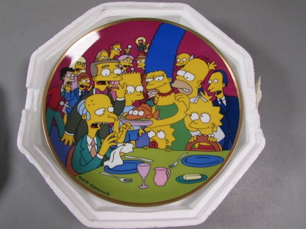 1992 Three-Eyed Fish Simpsons Collector's Plate