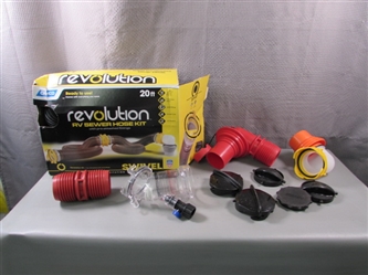RV Sewer Hose Kit and Supplies