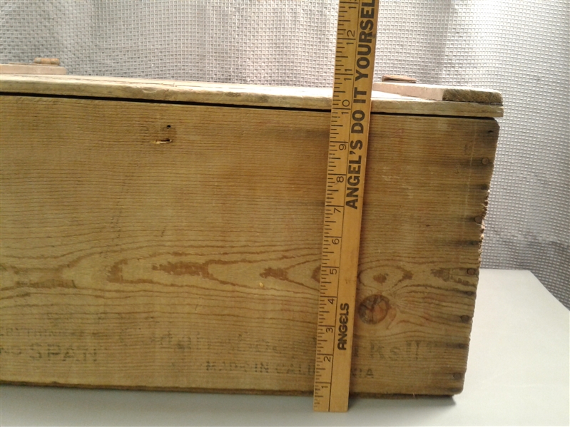 Vintage Wood Soap Box with Lid