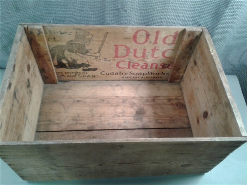 Vintage Wood Soap Box with Lid