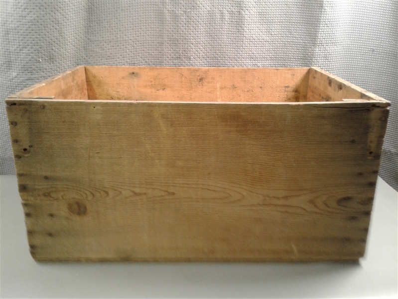 Vintage Wood Soap Box with Lid