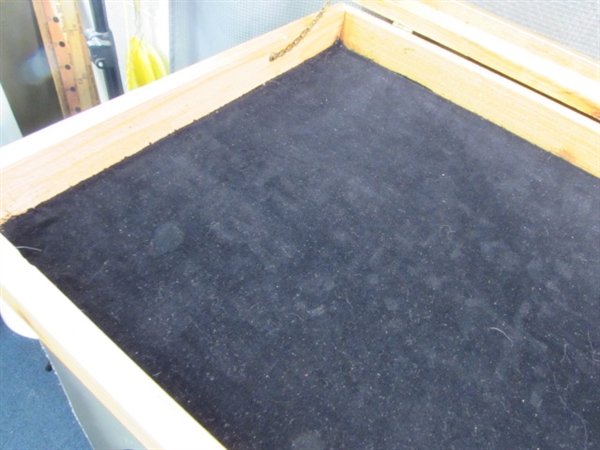 Wood and Glass Countertop Display Case