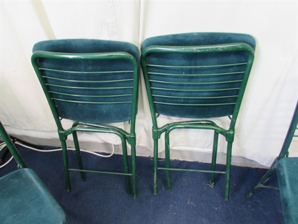 Set of 4 Vintage Folding Chairs