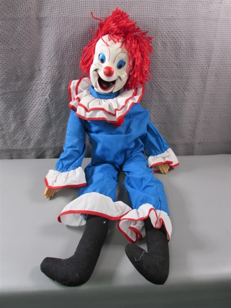 Vintage BOZO the Clown Ventriloquist Doll