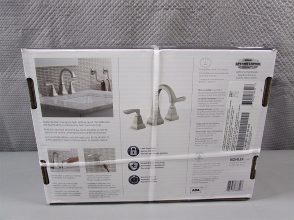 NEW KOHLER 8 BATHROOM FAUCET