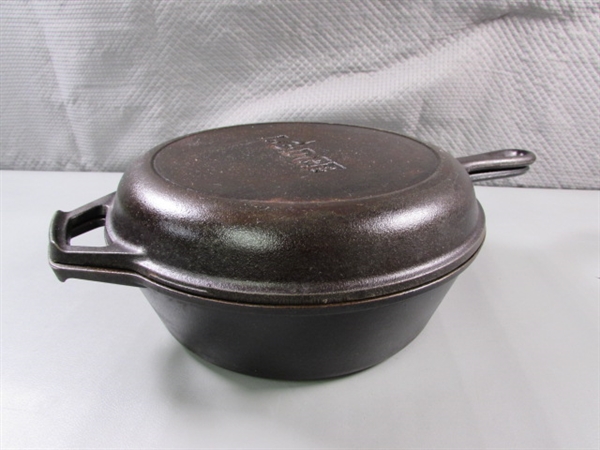 LODGE CAST IRON 3.2 QT COMBO