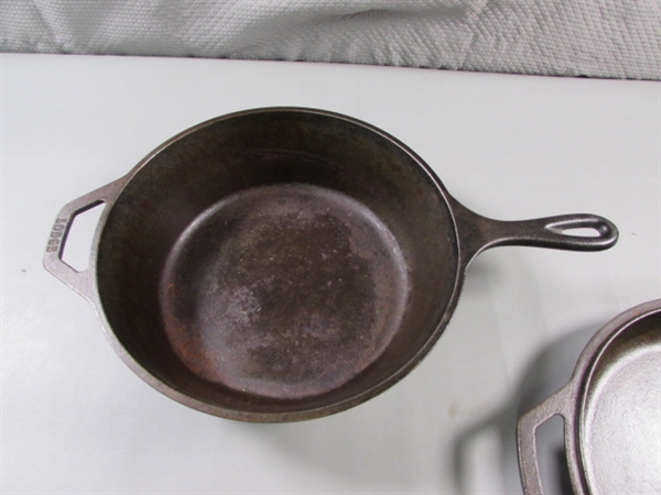 LODGE CAST IRON 3.2 QT COMBO