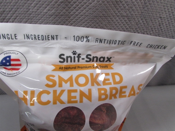 SNIF-SNAX SMOKED CHICKEN BREAST 3 LB DOG TREATS