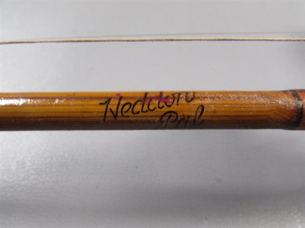 VINTAGE 5' HEDDON PAL BAMBOO ROD W/REEL