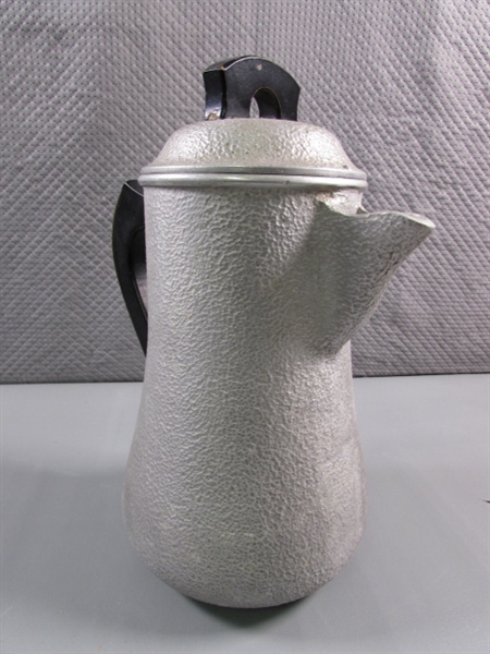 VTG SILVER SEAL COFFEE POT & POT